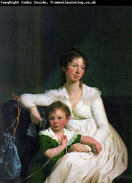 Jens Juel Portrait of a Noblewoman with her Son